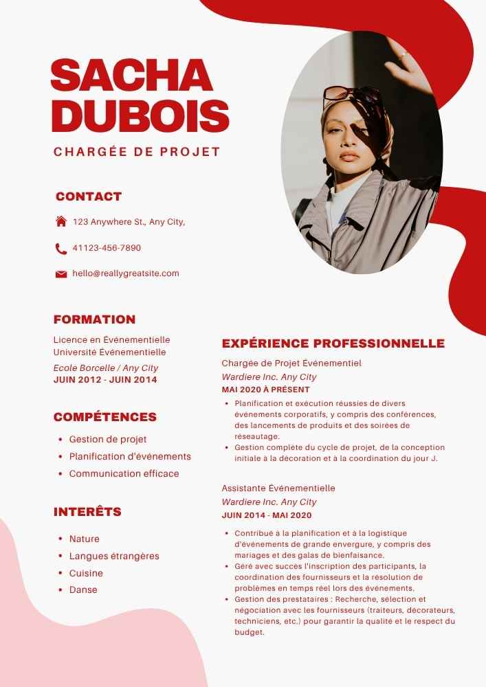 Aperçu CV International - Format européen